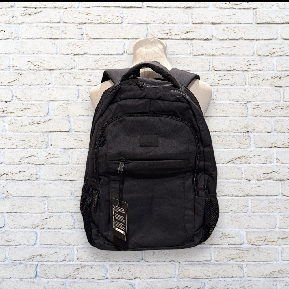Brand New with tag Black Laptop Backpack - Picture 1 of 11